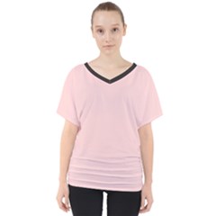 3 Farben V-neck Dolman Drape Top by 2607694c