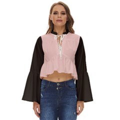 3 Farben Boho Long Bell Sleeve Top