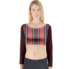 Streifen Long Sleeve Crop Top by 2607694c