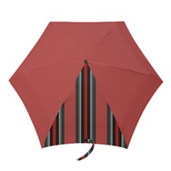 Rosa Grau Streifen Mini Folding Umbrellas by 2607694c