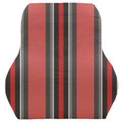 Rosa Grau Streifen Car Seat Back Cushion  by 2607694c