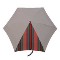 Rosa Grau Streifen Mini Folding Umbrellas by 2607694c