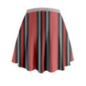 Rosa Grau Streifen Mini Flare Skirt View2