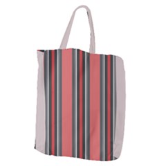 Rosa Grau Streifen Giant Grocery Tote by 2607694c