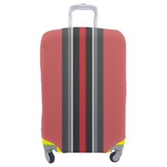 Rosa Grau Streifen Luggage Cover (medium) by 2607694c