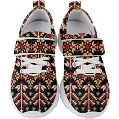 Vector Illustration Of Ukrainian Folk Seamless Pattern Ethnic Ornament Border Element Traditional Kids  Velcro Strap Shoes by Bedest