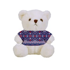 Ukrainian Folk Seamless Pattern Ornament Art Full Print Tee For Cuddly Teddy Bear by Bedest