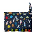 Big Set Cute Astronauts Space Planets Stars Aliens Rockets Ufo Constellations Satellite Moon Rover V Premium Foldable Grocery Recycle Bag View3