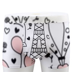 Big Collection With Hand Drawn Objects Valentines Day Men s Boxer Briefs by Bedest