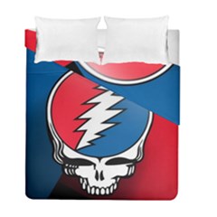 Grateful Dead Big Skull Duvet Cover Double Side (full/ Double Size) by Bedest