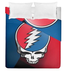 Grateful Dead Big Skull Duvet Cover Double Side (queen Size) by Bedest