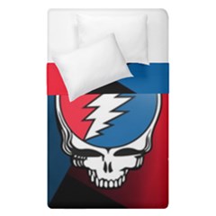 Grateful Dead Big Skull Duvet Cover Double Side (single Size) by Bedest