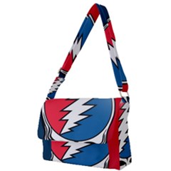 Grateful Dead Big Skull Full Print Messenger Bag (s) by Bedest