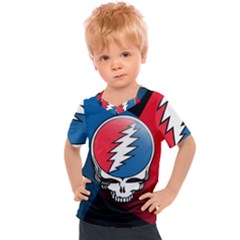 Grateful Dead Big Skull Kids  Sports T-shirt