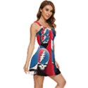 Grateful Dead Big Skull Ruffle Edge Bra Cup Chiffon Mini Dress View3