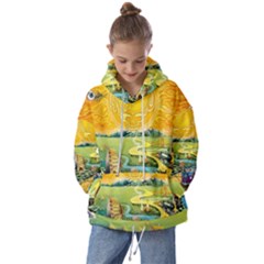 Grateful Dead Golden Road Kids  Oversized Hoodie