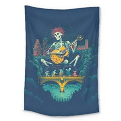 Grateful Dead Singing Skeleton Large Tapestry