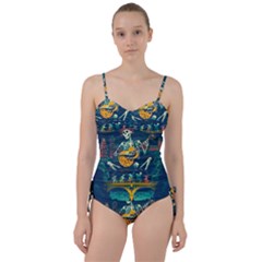 Grateful Dead Singing Skeleton Sweetheart Tankini Set by Bedest