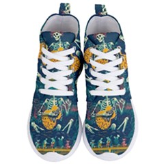 Grateful Dead Singing Skeleton Women s Lightweight High Top Sneakers by Bedest