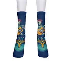 Grateful Dead Singing Skeleton Crew Socks by Bedest