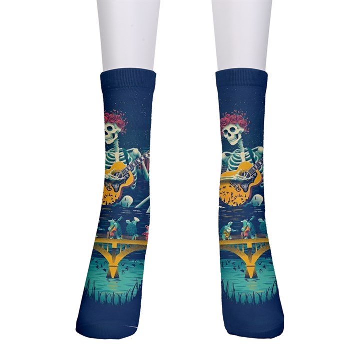 Grateful Dead Singing Skeleton Crew Socks