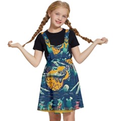 Grateful Dead Singing Skeleton Kids  Apron Dress