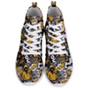 Boom Bang Art Crazy Drawing Graffiti Hello Retro Sayings Yellow Men s Lightweight High Top Sneakers View1