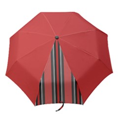 Altrosa Rosa Grau Streifen Folding Umbrellas by 2607694c