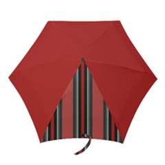 Altrosa Rosa Grau Streifen Mini Folding Umbrellas by 2607694c