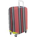 Altrosa Rosa Grau Streifen Luggage Cover (Large) View2