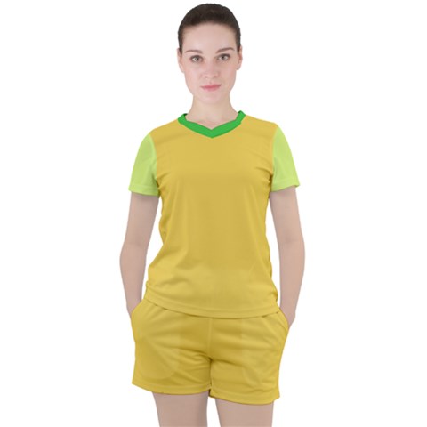 4 Farben Women s T-shirt And Shorts Set by 2607694c