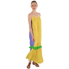 4 Farben Cami Maxi Ruffle Chiffon Dress by 2607694c