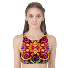 Gelb Floral Tank Bikini Top by 2607694c