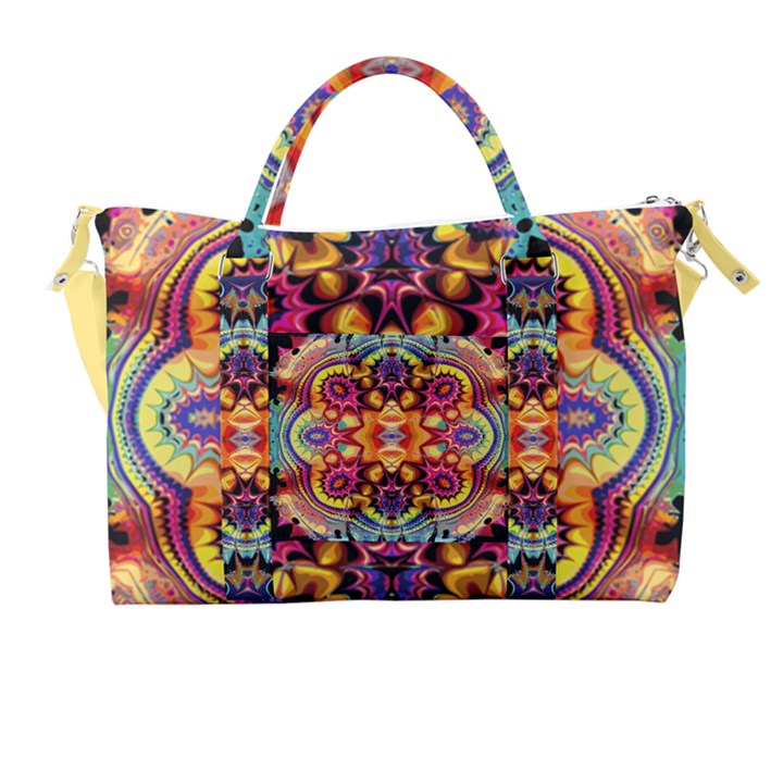 Gelb floral Carry-on Travel Shoulder Bag