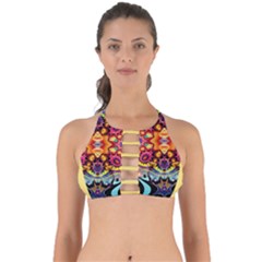 Gelb Floral Perfectly Cut Out Bikini Top by 2607694c