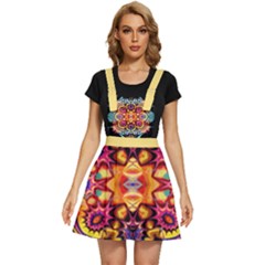 Gelb Floral Apron Dress by 2607694c