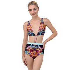 Abstrakte Blume Tied Up Two Piece Swimsuit by 2607694c