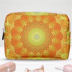 Sunshine Sunny Sun Abstract Yellow Make Up Pouch (medium) by Ravend