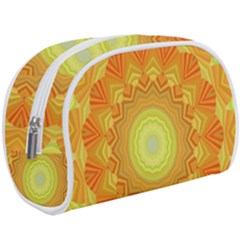 Sunshine Sunny Sun Abstract Yellow Make Up Case (large) by Ravend