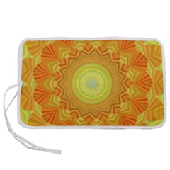 Sunshine Sunny Sun Abstract Yellow Pen Storage Case (s) by Ravend