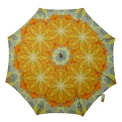 Sunshine Sunny Sun Abstract Yellow Hook Handle Umbrellas (large) by Ravend