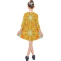 Sunshine Sunny Sun Abstract Yellow Kids  Quarter Sleeve Shirt Dress View2