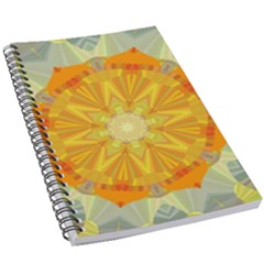 Sunshine Sunny Sun Abstract Yellow 5 5  X 8 5  Notebook by Ravend