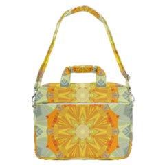 Sunshine Sunny Sun Abstract Yellow Macbook Pro 15  Shoulder Laptop Bag by Ravend