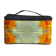 Sunshine Sunny Sun Abstract Yellow Cosmetic Storage Case by Ravend