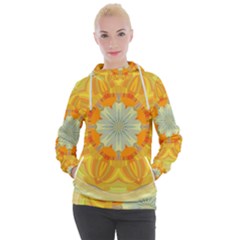 Sunshine Sunny Sun Abstract Yellow Women s Hooded Pullover