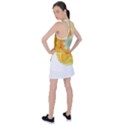 Sunshine Sunny Sun Abstract Yellow Racer Back Mesh Tank Top View2