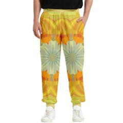 Sunshine Sunny Sun Abstract Yellow Men s Elastic Waist Pants by Ravend