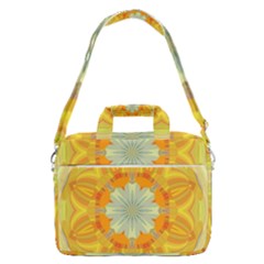 Sunshine Sunny Sun Abstract Yellow Macbook Pro 15  Shoulder Laptop Bag by Ravend