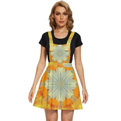 Sunshine Sunny Sun Abstract Yellow Apron Dress by Ravend